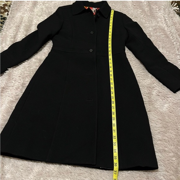 J. Crew black wool blend lady day pea coat - Picture 6 of 10